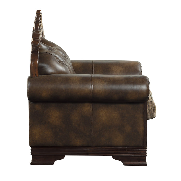 Croydon Loveseat in Brown - 9815-2*