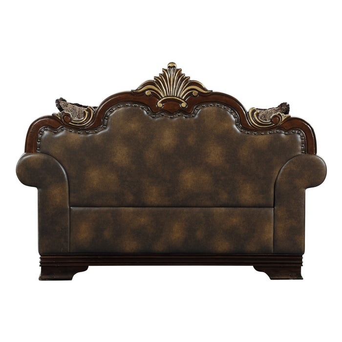 Croydon Loveseat in Brown - 9815-2*