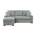 Waitsfield 2-Piece Sectional with Left Chaise, Pull-out Bed and Hidden Storage in Gray - 9816GY*2LCRL image