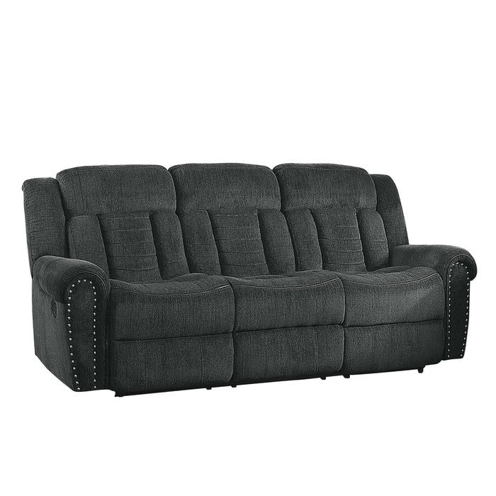 Nutmeg Double Reclining Sofa in Gray - 9901CC-3