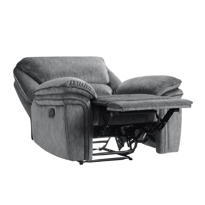 Muirfield Reclining Chair in Gray - 9913-1