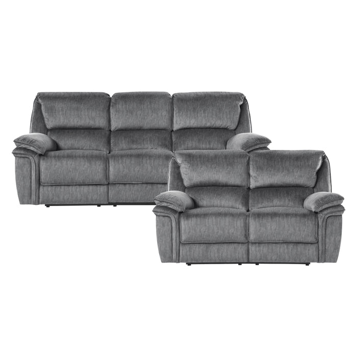 Muirfield 2pc Set: Sofa, Love in Gray - 9913*2WC image