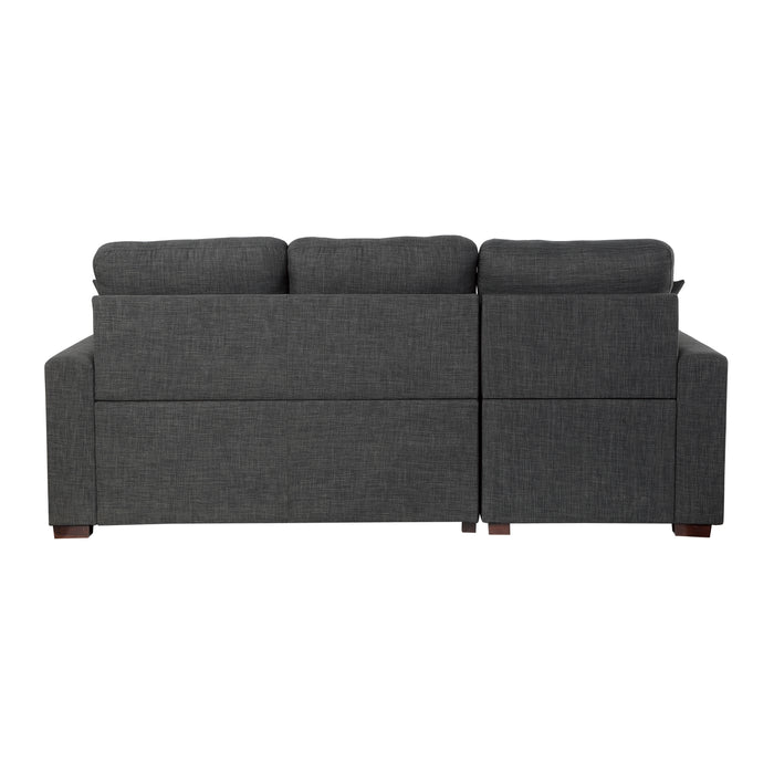 Mccafferty 2-Piece Sectional with Pull-out Bed and Left Chaise with Hidden Storage in Gray - 9916DG*2LCRL