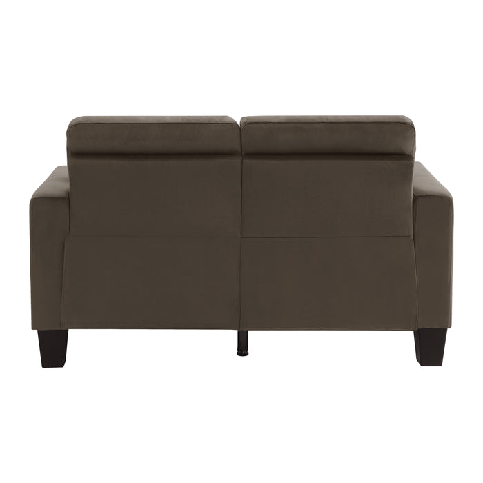 Lantana Loveseat in Brown - 9957CH-2