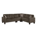 Lantana 2-Piece Reversible Sectional in Brown - 9957CH*SC image