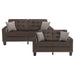 Lantana 2pc Set: Sofa, Love in Brown - 9957CH*2 image