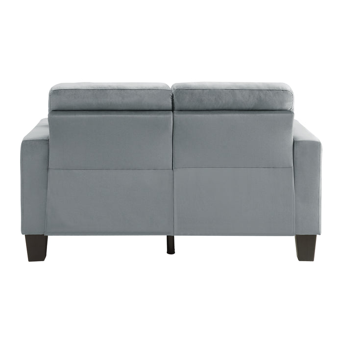 Lantana Loveseat in Gray - 9957GY-2