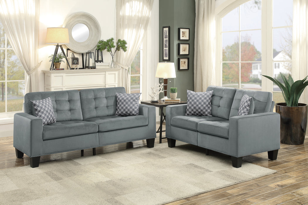 Lantana Sofa in Gray - 9957GY-3