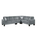 Lantana 2-Piece Reversible Sectional in Gray - 9957GY*SC image