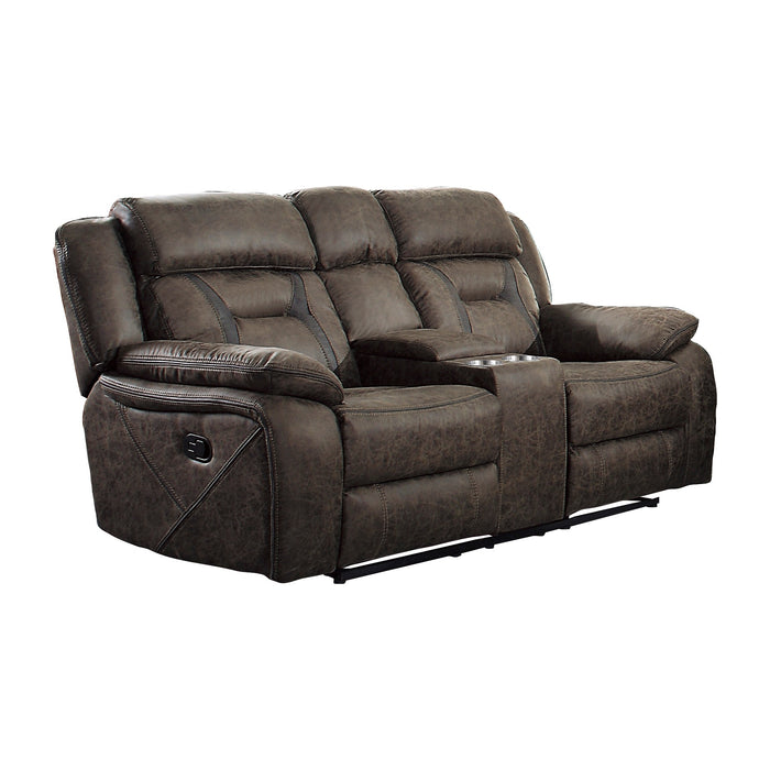 Madrona Hill 2pc Set: Sofa, Love in Brown - 9989DB*2