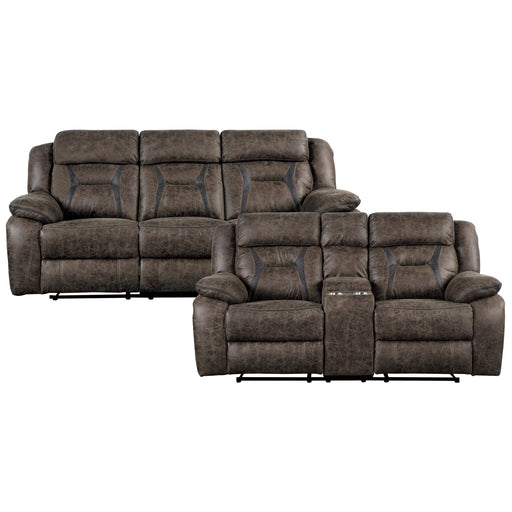 Madrona Hill 2pc Set: Sofa, Love in Brown - 9989DB*2 image