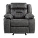 Madrona Hill Glider Reclining Chair in Gray - 9989GY-1 image