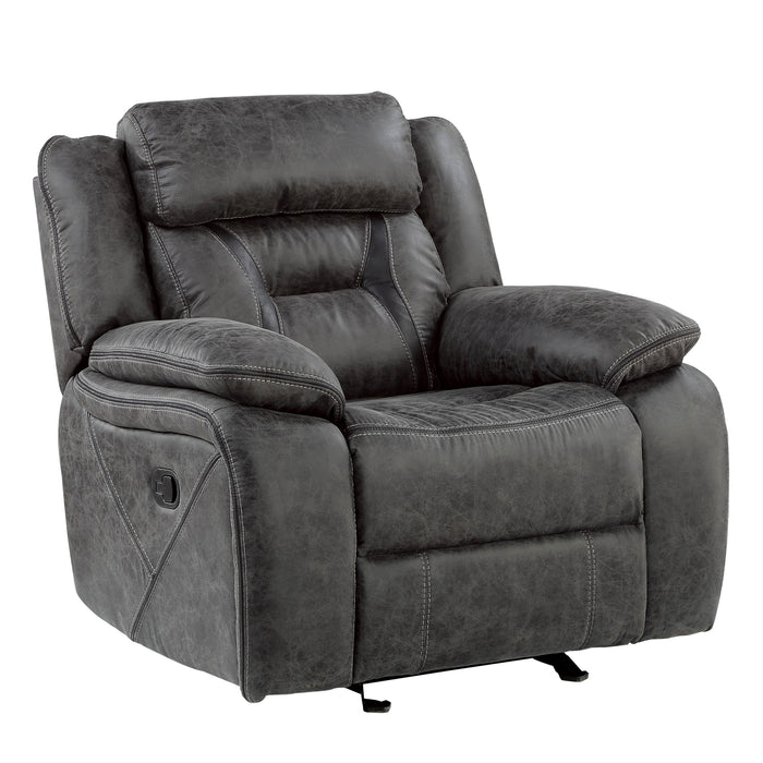 Madrona Hill Glider Reclining Chair in Gray - 9989GY-1