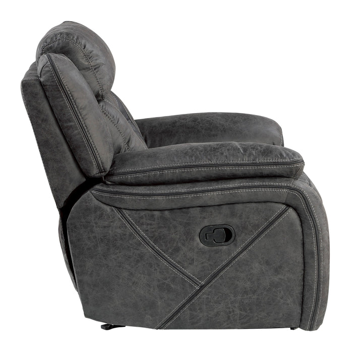 Madrona Hill Glider Reclining Chair in Gray - 9989GY-1