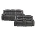 Madrona Hill 2pc Set: Sofa, Love in Gray - 9989GY*2 image