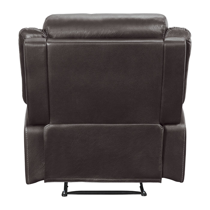 Yerba Lay Flat Reclining Chair in Brown - 9990DB-1