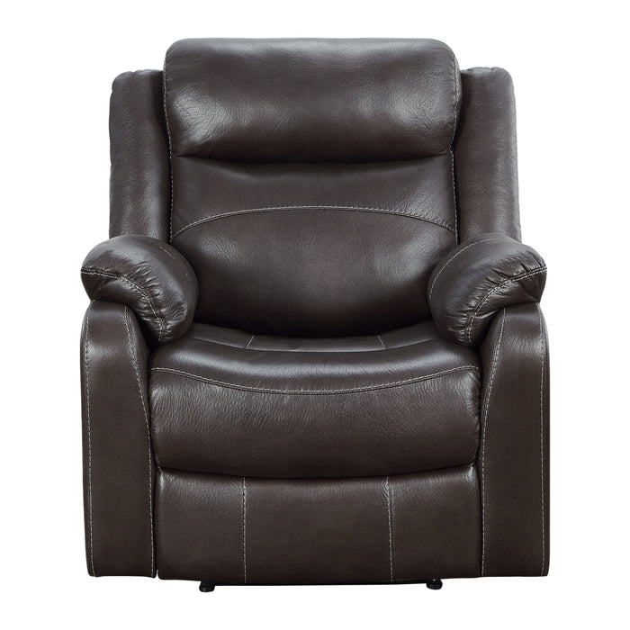 Yerba Lay Flat Reclining Chair in Brown - 9990DB-1 image