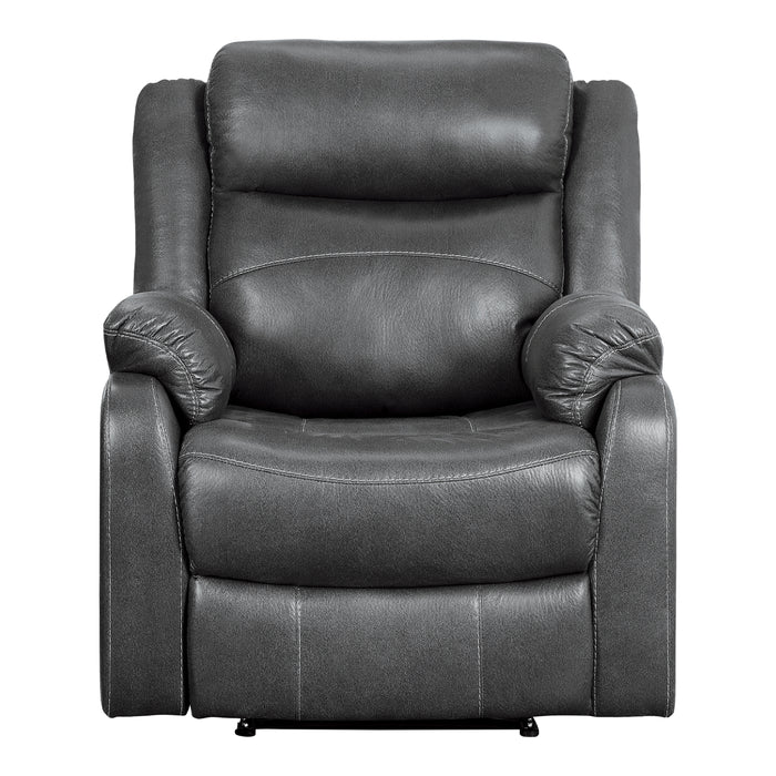 Yerba Lay Flat Reclining Chair in Gray - 9990GY-1 image