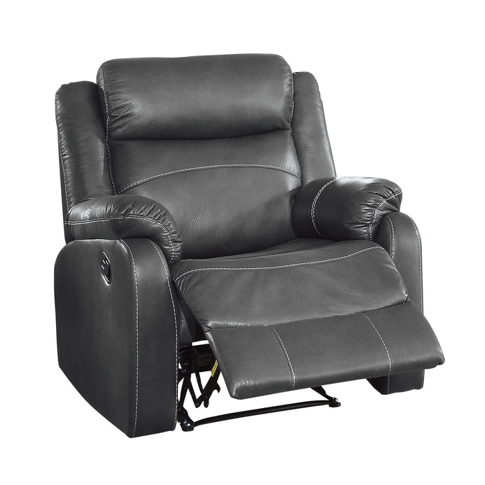 Yerba Lay Flat Reclining Chair in Gray - 9990GY-1