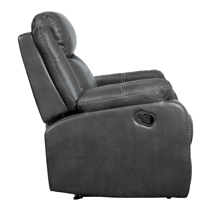 Yerba Lay Flat Reclining Chair in Gray - 9990GY-1