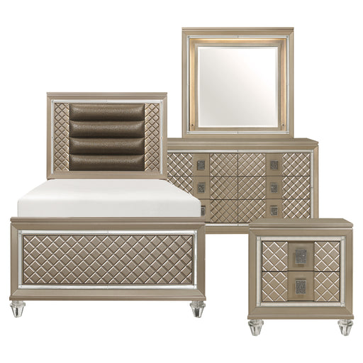 Loudon 4pc Set (TB+NS+DR+MR) in Gold/Silver/Champagne - B1515T-1*4 image