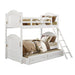 Clementine (4) Twin/Twin Bunk Bed with Twin Trundle in White - B1799-1*R image