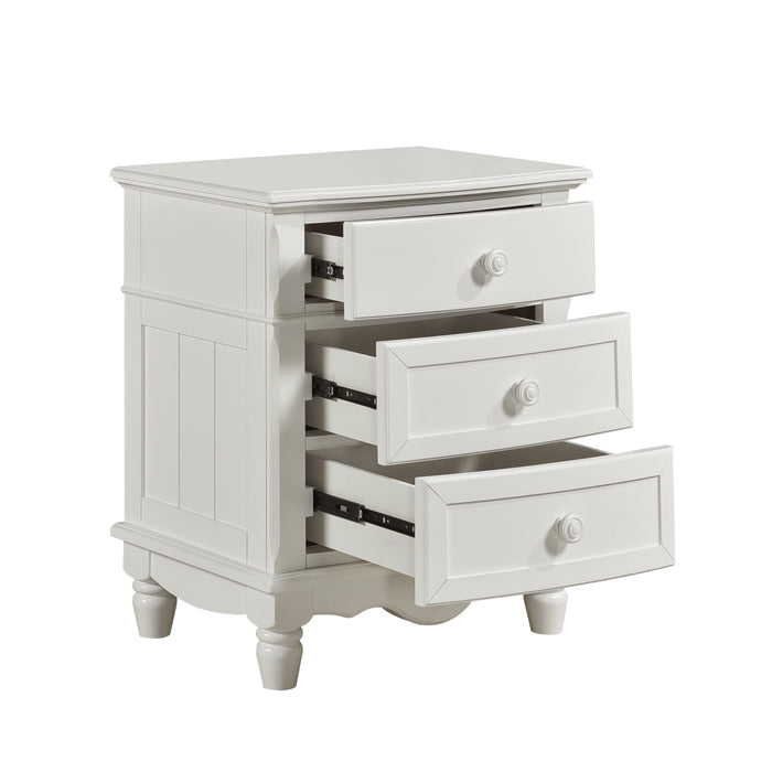 Clementine Nightstand in White - B1799-4