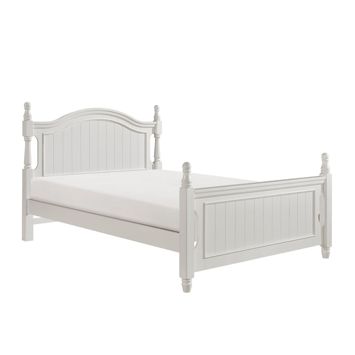 Clementine Full Platform Bed in White - B1799F-1