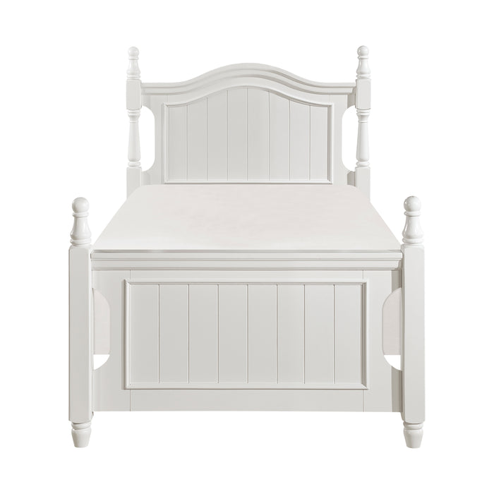 Clementine Twin Platform Bed in White - B1799T-1 image