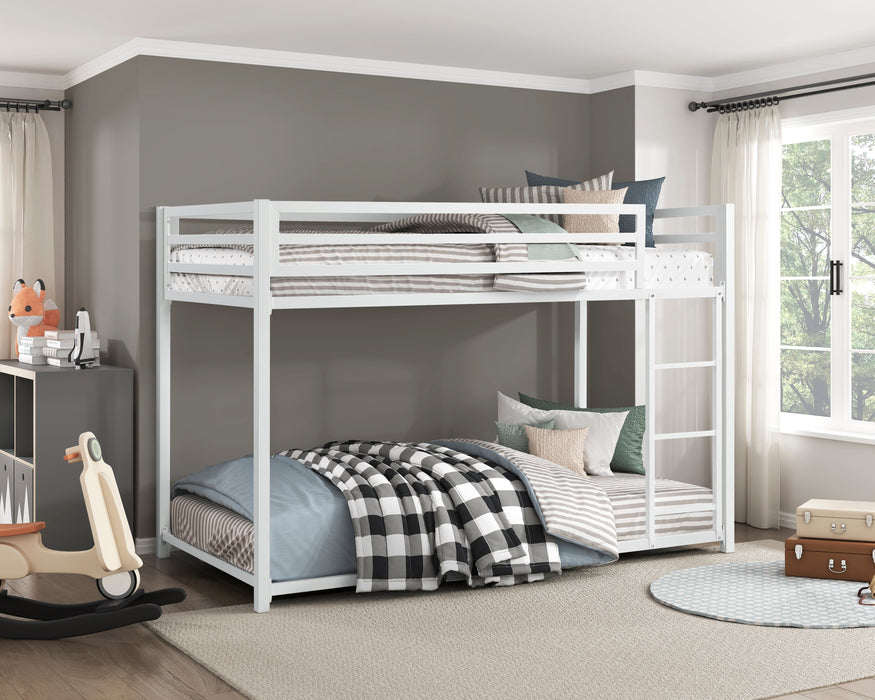 Jovie Twin/Twin Bunk Bed in White - B2010WH-1