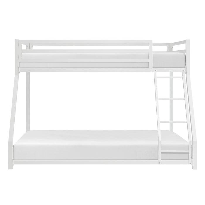 Jovie Twin/Full Bunk Bed in White - B2010WHTF-1