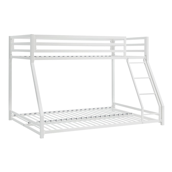 Jovie Twin/Full Bunk Bed in White - B2010WHTF-1