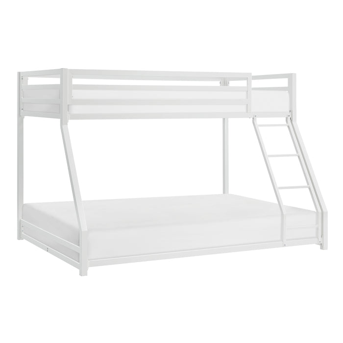 Jovie Twin/Full Bunk Bed in White - B2010WHTF-1 image