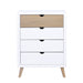 Asker Chest in Brown/White - B2012-9 image