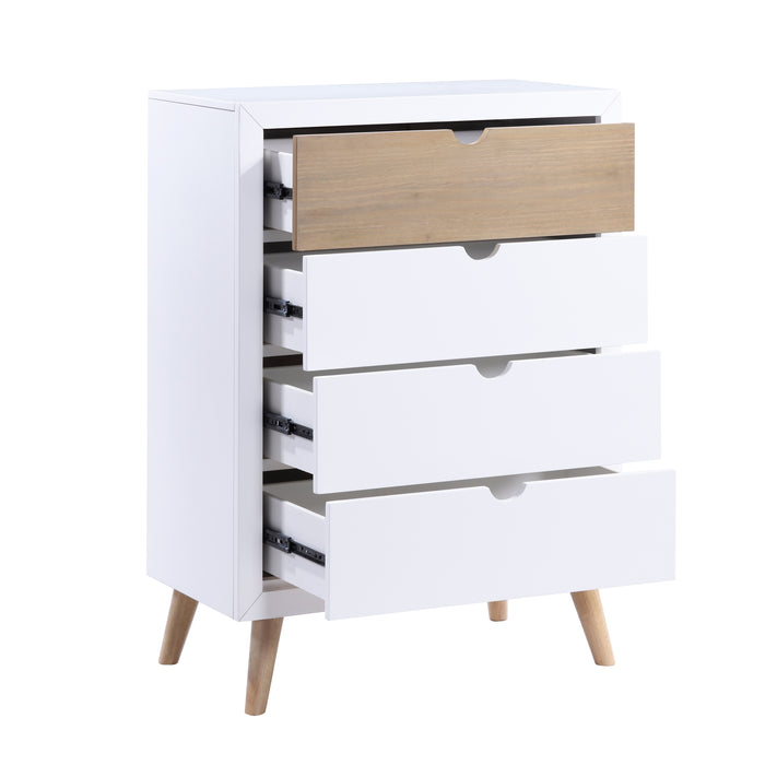 Asker Chest in Brown/White - B2012-9