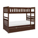 Rowe (4) Twin/Twin Bunk Bed with Storage Boxes in Cherry - B2013DC-1*T image