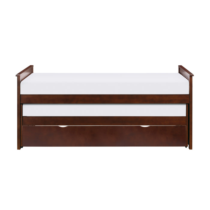 Rowe Twin/Twin Bed with Twin Trundle in Cherry - B2013RTDC-1R image