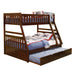 Rowe (4) Twin/Full Bunk Bed with Twin Trundle in Cherry - B2013TFDC-1*R image