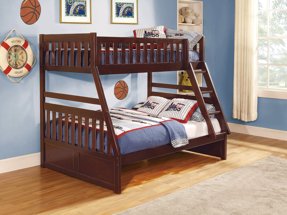 Rowe (3) Twin/Full Bunk Bed in Cherry - B2013TFDC-1*