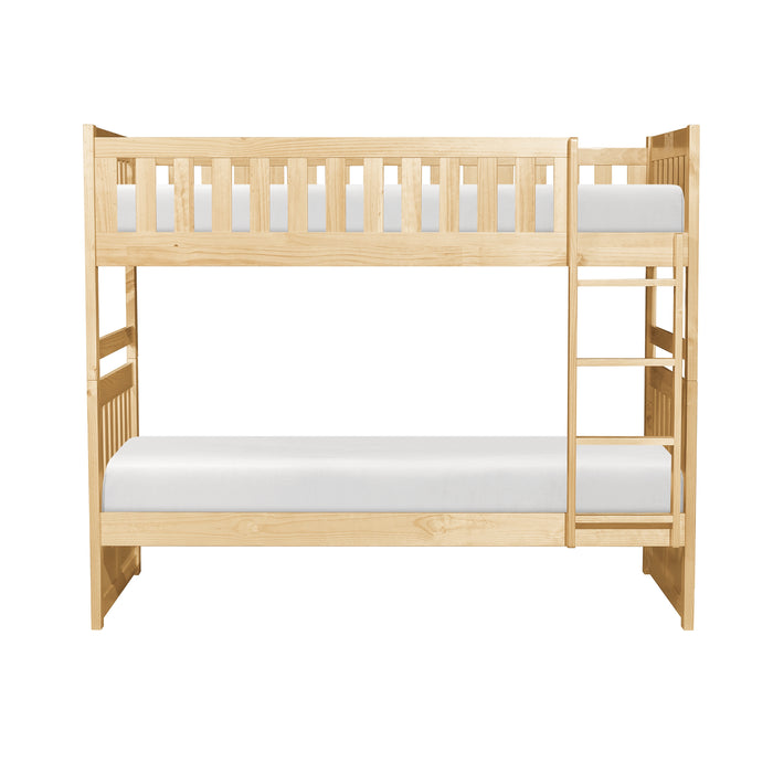 Bartly (3) Twin/Twin Bunk Bed in Natural - B2043-1*