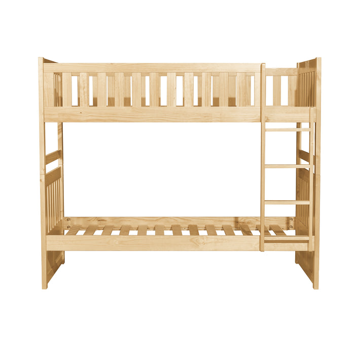 Bartly (3) Twin/Twin Bunk Bed in Natural - B2043-1*