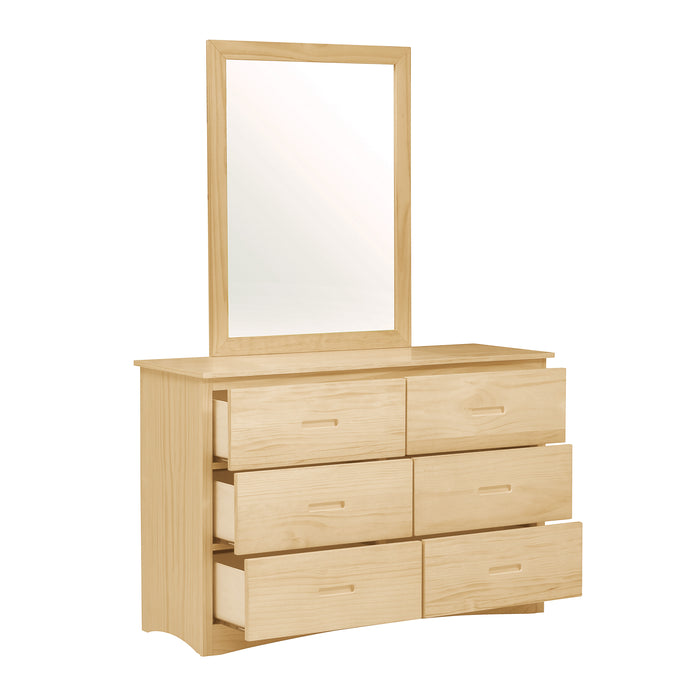 Bartly Mirror in Natural - B2043-6