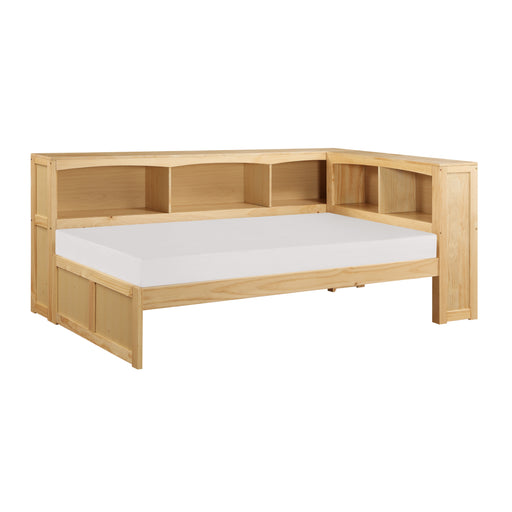 Bartly (3) Twin Bookcase Corner Bed in Natural - B2043BC-1BC* image