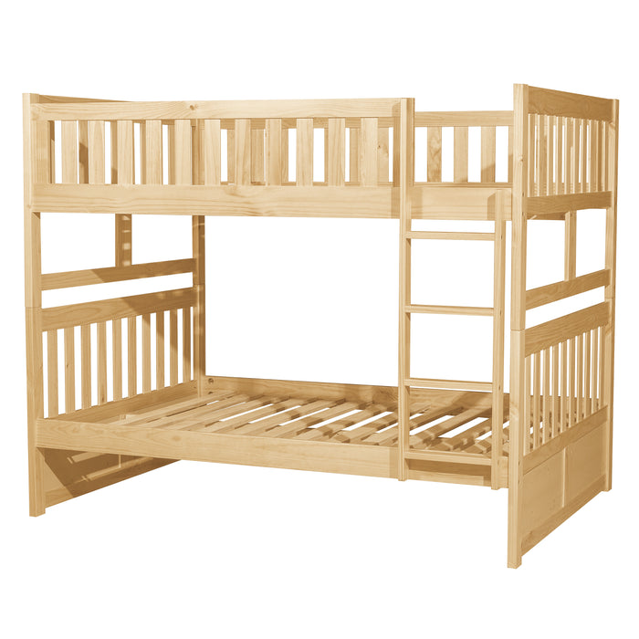 Bartly (3) Full/Full Bunk Bed in Natural - B2043FF-1*