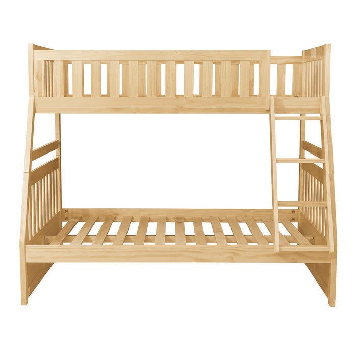 Bartly (3) Twin/Full Bunk Bed in Natural - B2043TF-1*