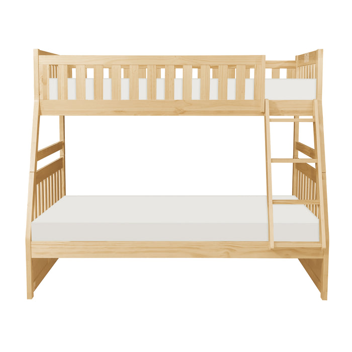 Bartly (3) Twin/Full Bunk Bed in Natural - B2043TF-1* image