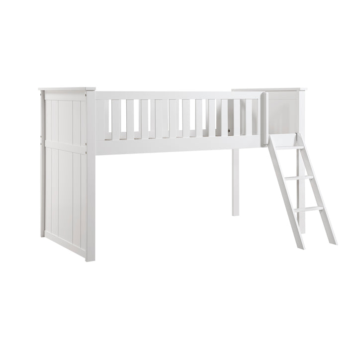 Galen (3) Low Loft Bunk in White - B2053LLW-1*