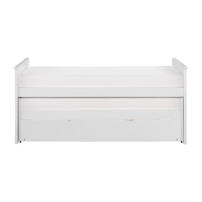 Galen Twin/Twin Bed with Twin Trundle in White - B2053RTW-1R image