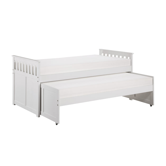 Galen Twin/Twin Bed in White - B2053RTW-1