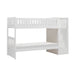 Galen (4) Twin/Twin Step Bunk Bed in White - B2053SBW-1* image